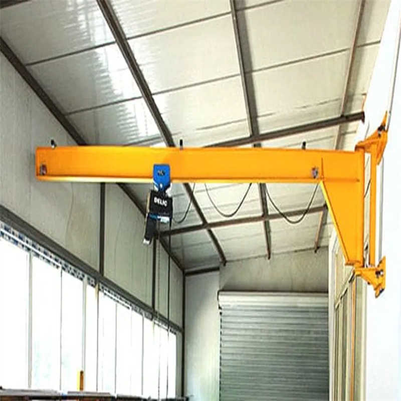 Robust 1500kg Wall Mounted Jib Crane for Polish Steel Fabrication Workshop
