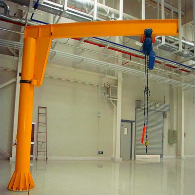 Heavy Duty 1000kg Pillar Mounted Jib Crane with Electric Hoist for USA Market