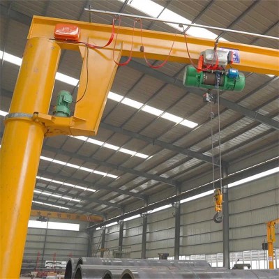 Robust 1500kg Steel Pillar Mounted Jib Crane for UK Warehouse & Workshop