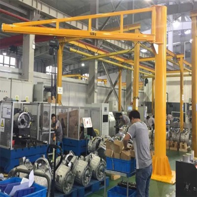 Space-Saving 300kg Pillar Mounted Jib Crane for Mexican Manufacturing Plant
