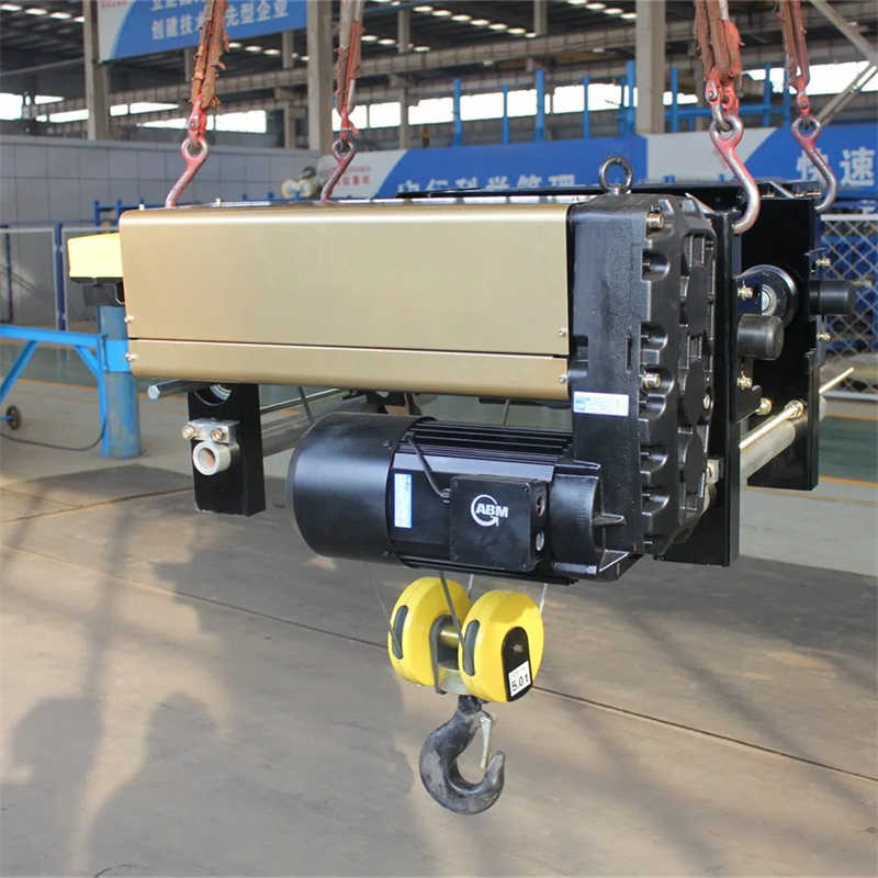 European Style Electric Low Headroom Wire Rope Hoist for Bridge Crane