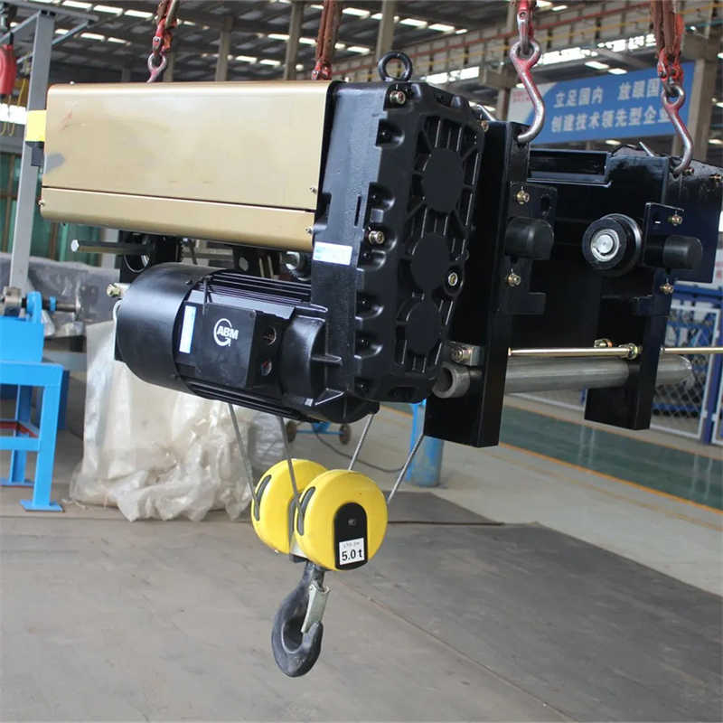 Kcicranes 5-50ton European Type Electric Hoist Hook Type Wire Rope Hoist