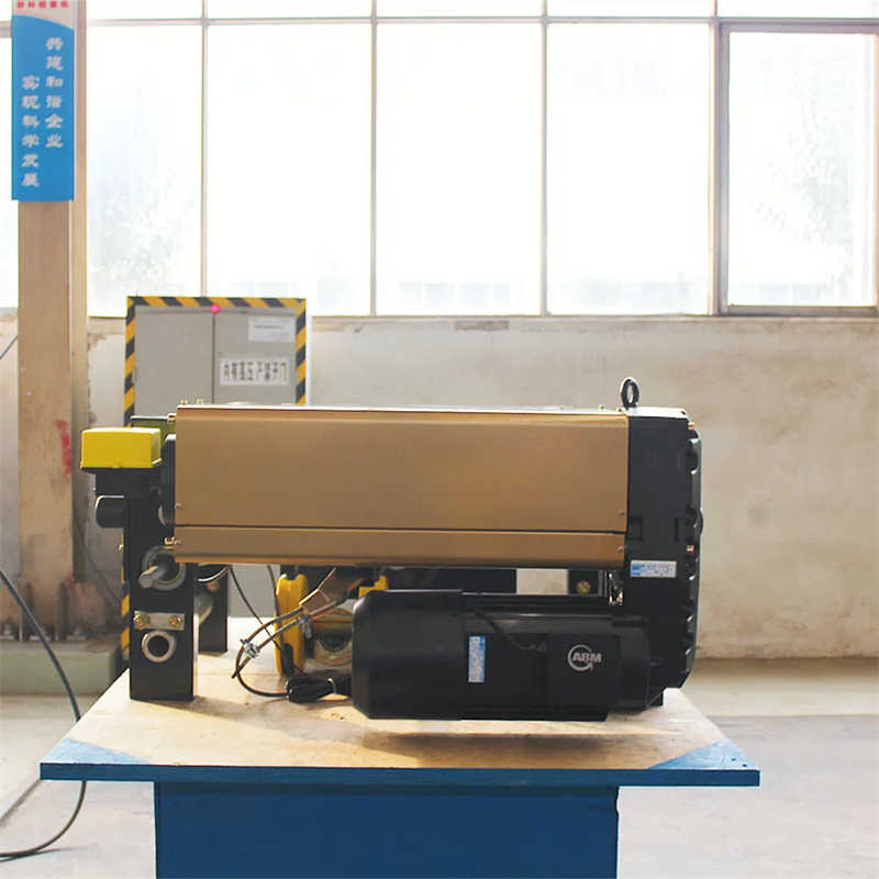 European Style Electric Low Headroom Wire Rope Hoist for Bridge Crane