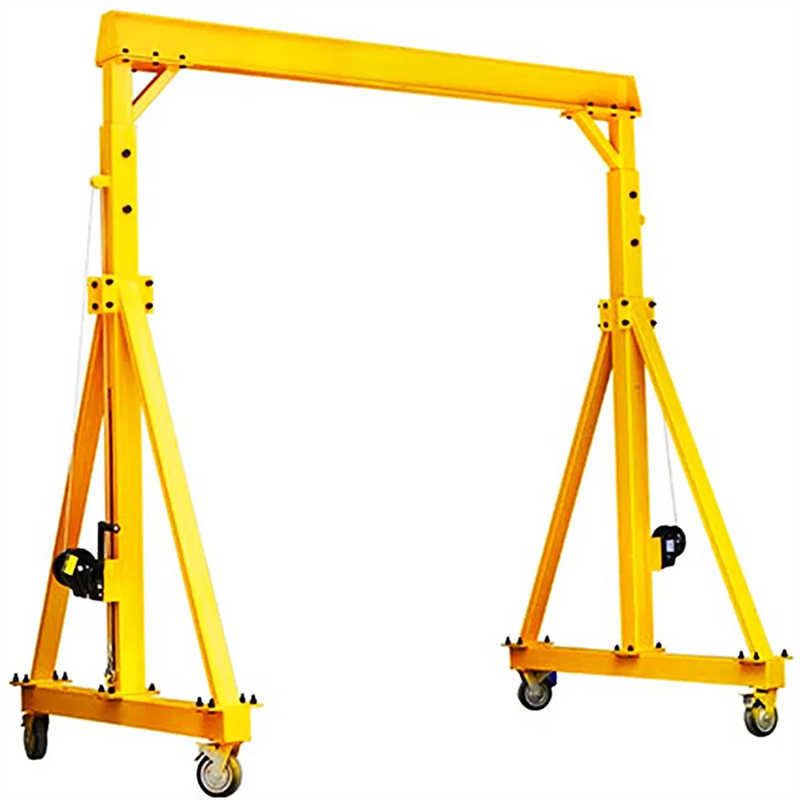 Easy Installation 360 Degree Rotation Gantry Crane with Electric Wire Rope Hoist