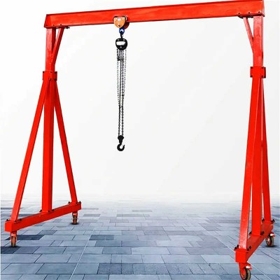 Customized Mini Gantry Crane 4-Wheel Portable Design with 1-10 Ton Capacity