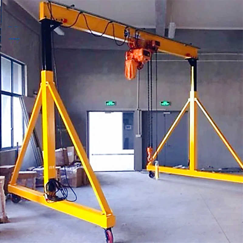 2ton Lifting Mobile Gantry Crane Factory Portable Gantry Crane with 4 Wheels