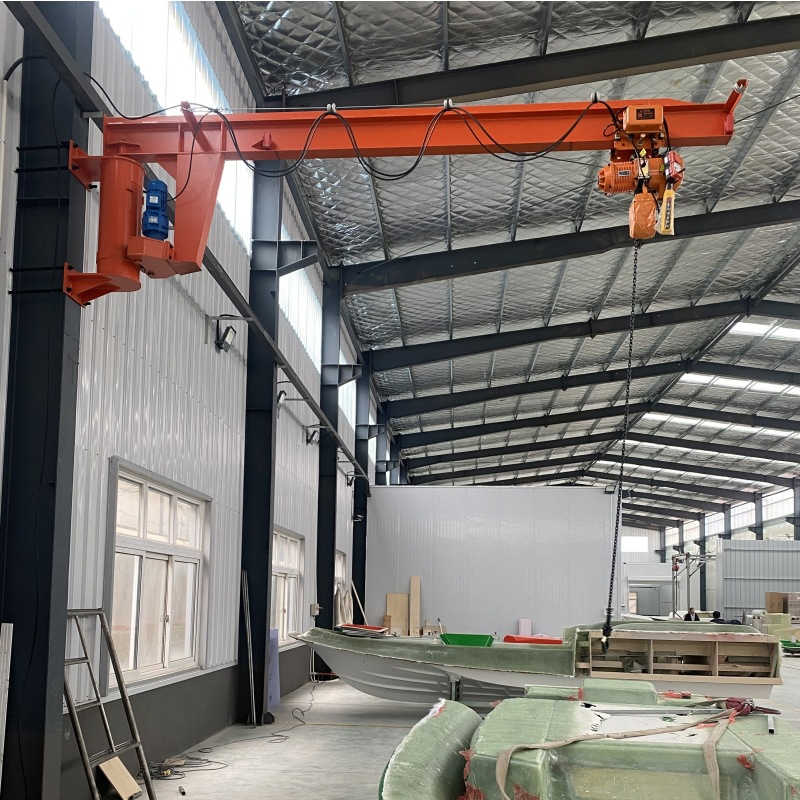 China Factory Price Compact Dimension 500kg Wall Mounted Jib Crane