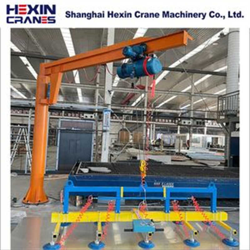 China Manufacturer Price 1t 2t 3t Floor Mounted Free Standing Pillar Jib Crane