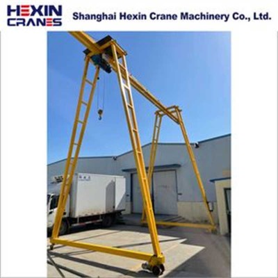 Heavy Duty 10t Mobile Gantry Crane with Electric Hoist for USA Workshop
