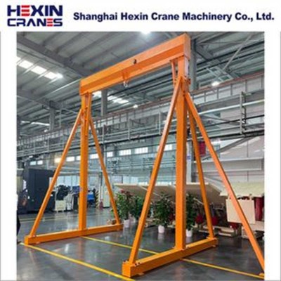 China Export 15t Mobile Gantry Crane with Rubber Tires & Wireless Remote