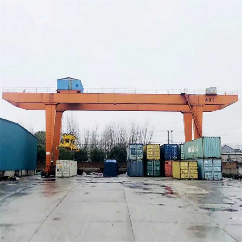 Heavy Duty Port Rubber Tire Gantry Crane 50 Tons for Middle East