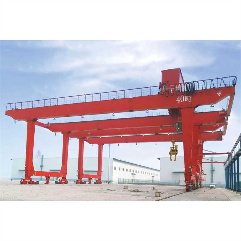 Port Rubber Tire Container Gantry Crane 100 Tons for African Ports