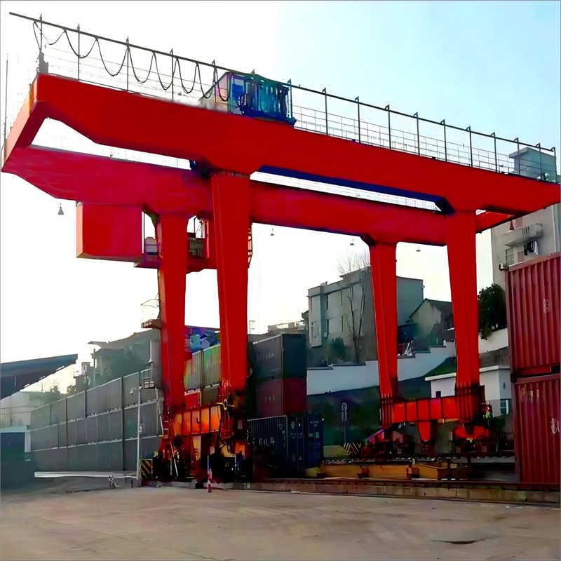 Port Rubber Tire Container Gantry Crane 100 Tons for African Ports