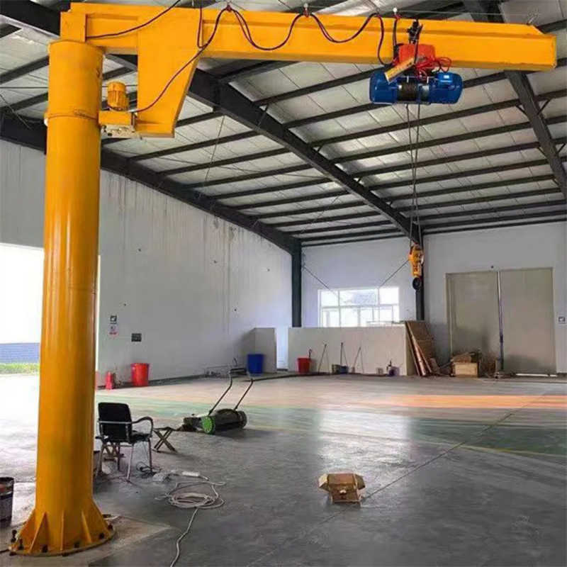 Floor Mounted Jib Crane 2 Ton with Pillar Mount Stability for Export
