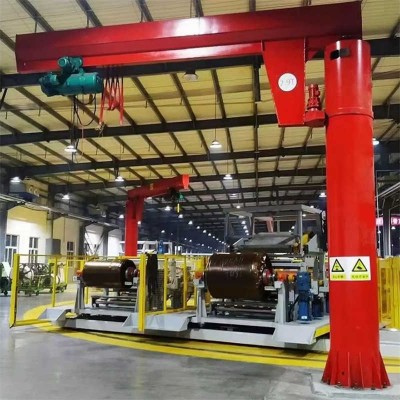 Floor Mounted Jib Crane 500kg 360-Degree Rotation for EU Market