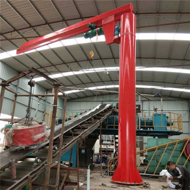 Heavy Duty Floor Mount Jib Crane 1 Ton for Manufacturing Plants in USA