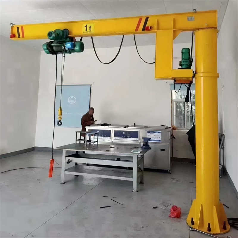 Floor Mounted Jib Crane 2 Ton with Pillar Mount Stability for Export
