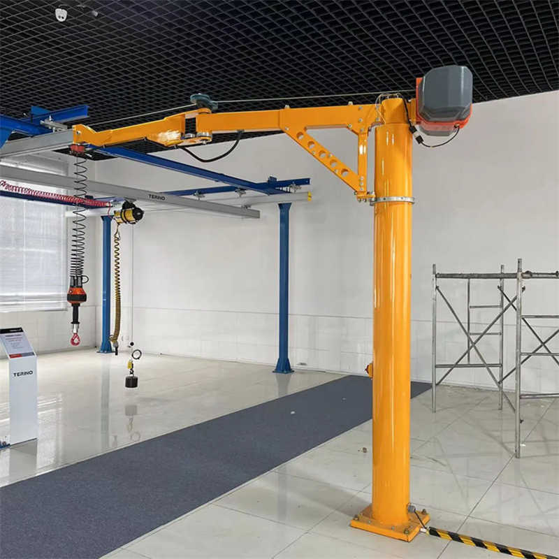 Floor Mounted Jib Crane 2 Ton with Pillar Mount Stability for Export