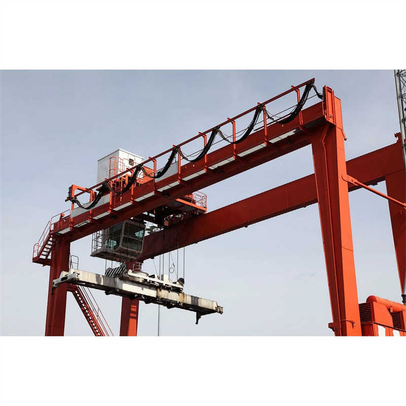 Double Girder 35 Ton Rubber Tyred Container Gantry Crane for South America