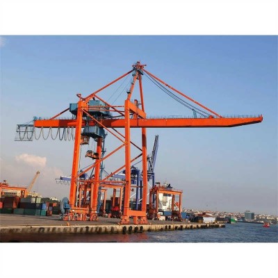 60 Ton Large Capacity Rubber Tyred Gantry Crane for Heavy Cargo in UAE