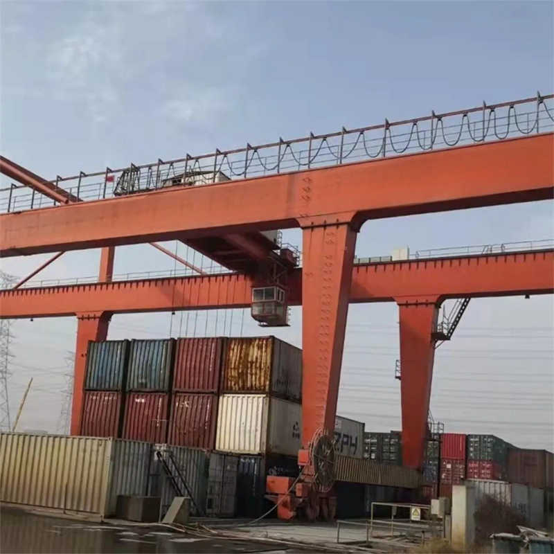 Double Girder 35 Ton Rubber Tyred Container Gantry Crane for South America