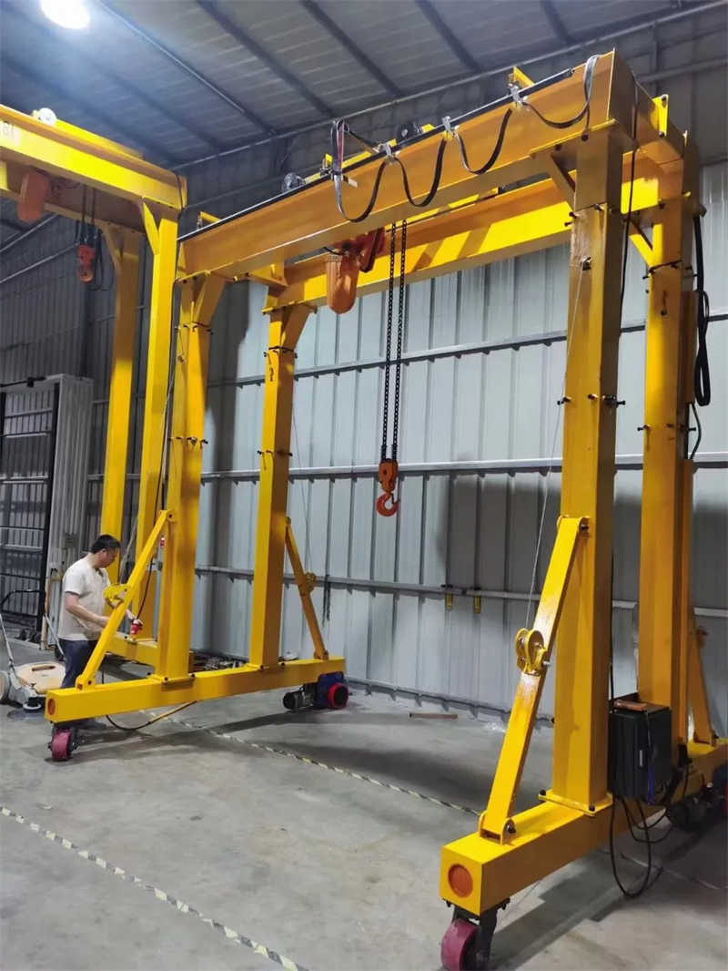 Portable Gantry Crane 2 Ton Compact Design for European Market Export