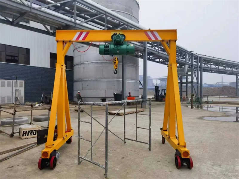 Heavy Duty Portable Gantry Crane 3 Ton with Locking Casters for USA