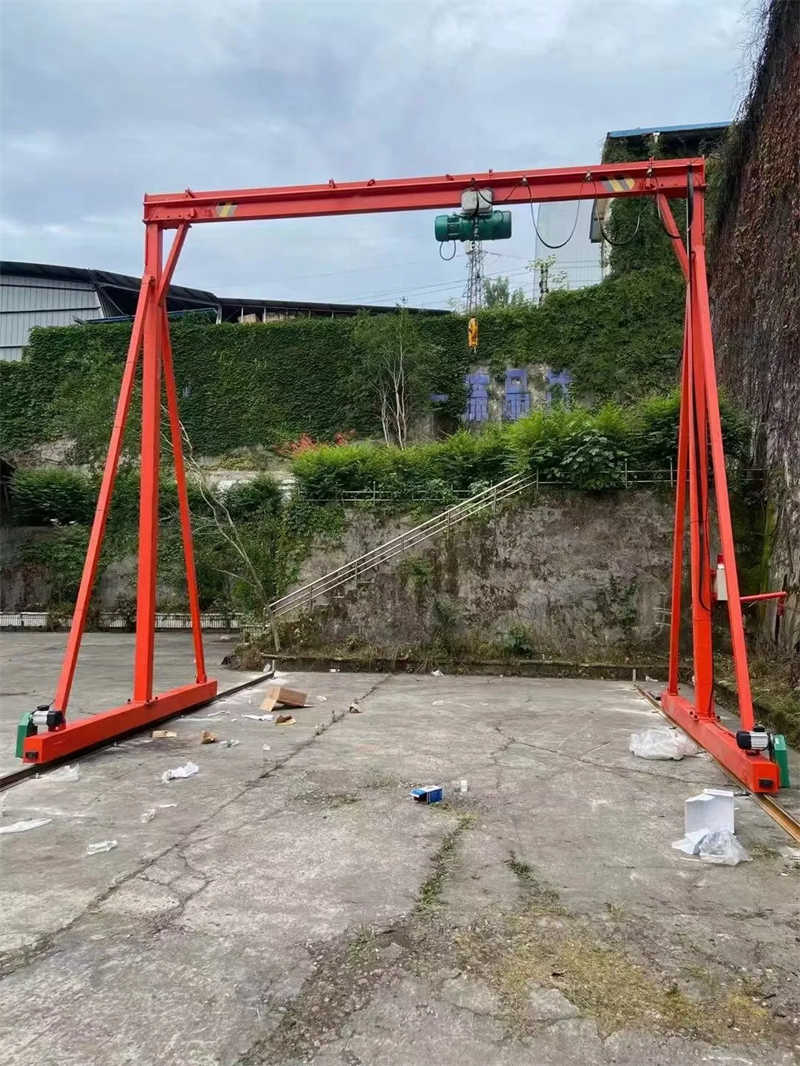 Aluminum Portable Gantry Crane 0.5 Ton Lightweight for Aviation Industry