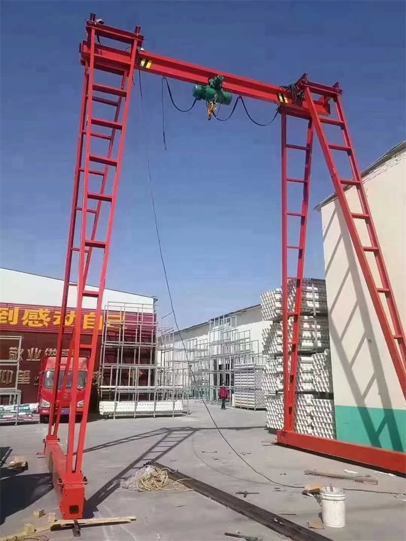 Aluminum Portable Gantry Crane 0.5 Ton Lightweight for Aviation Industry