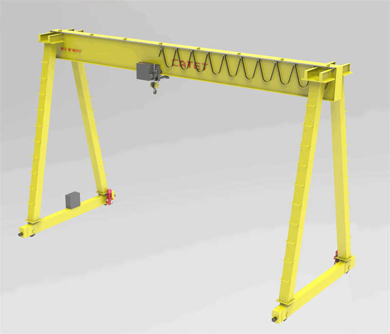 European Gantry Crane 10 Ton with Full CE Certification for EU Market
