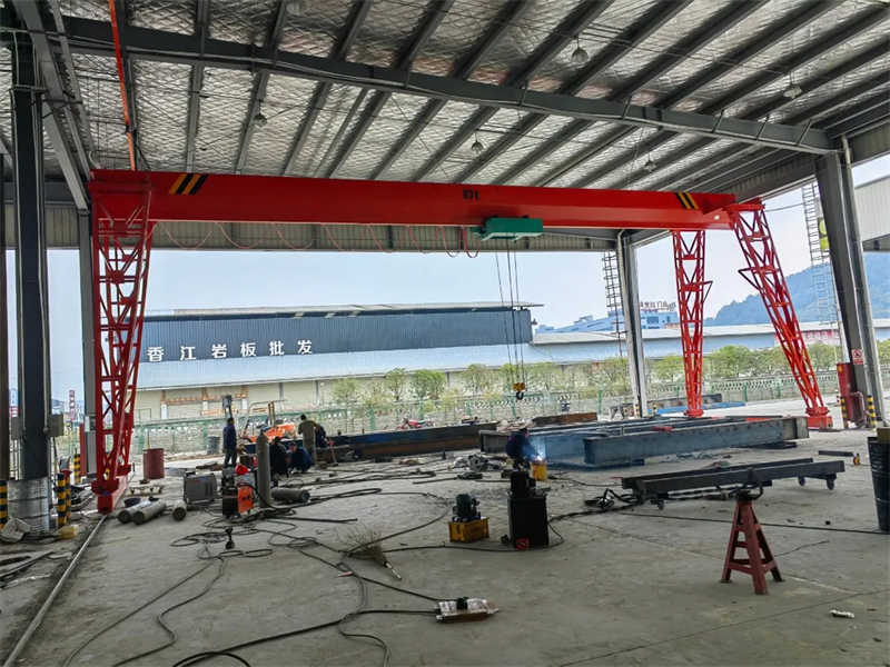 Single Girder Gantry Crane 5t Compact and Versatile for Warehouse Logistics