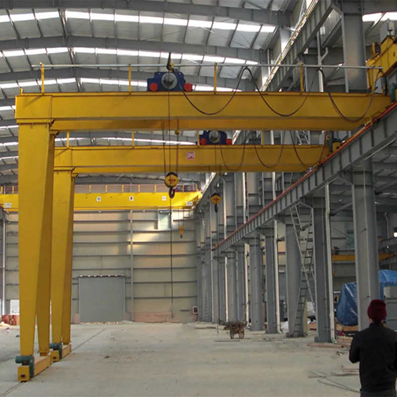12 Ton Semi Gantry Crane with Electric Hoist Export to Canada