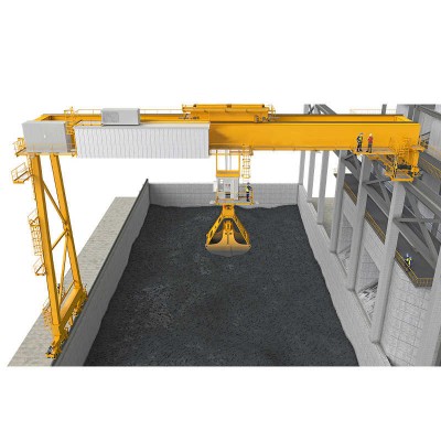 12 Ton Semi Gantry Crane with Electric Hoist Export to Canada
