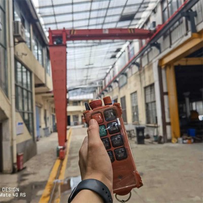 5 Ton Semi Gantry Crane with Trolley Export from China to France