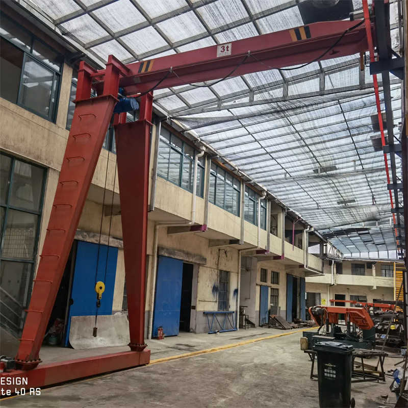 20 Ton Semi Gantry Crane with Double Girder Export to Mexico