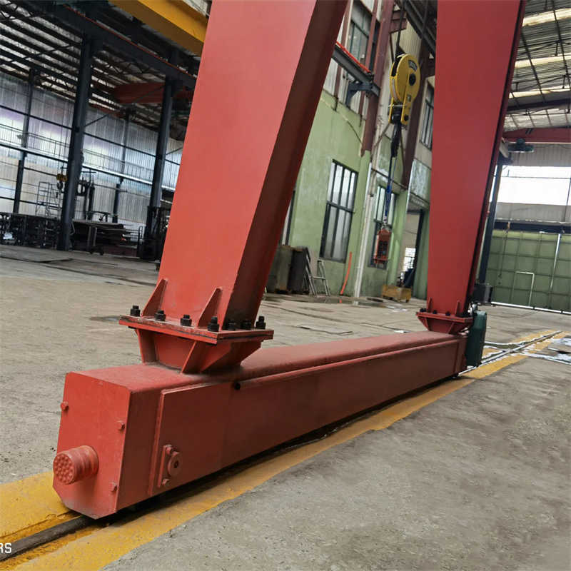 20 Ton Semi Gantry Crane with Double Girder Export to Mexico