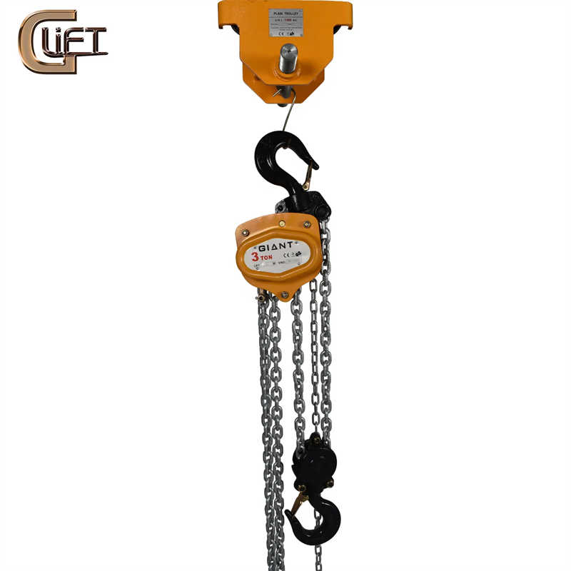1 Ton & 2 Ton Light Duty Manual Chain Block Set for Southeast Asia