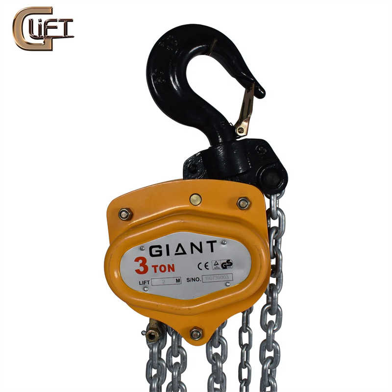1 Ton & 2 Ton Light Duty Manual Chain Block Set for Southeast Asia