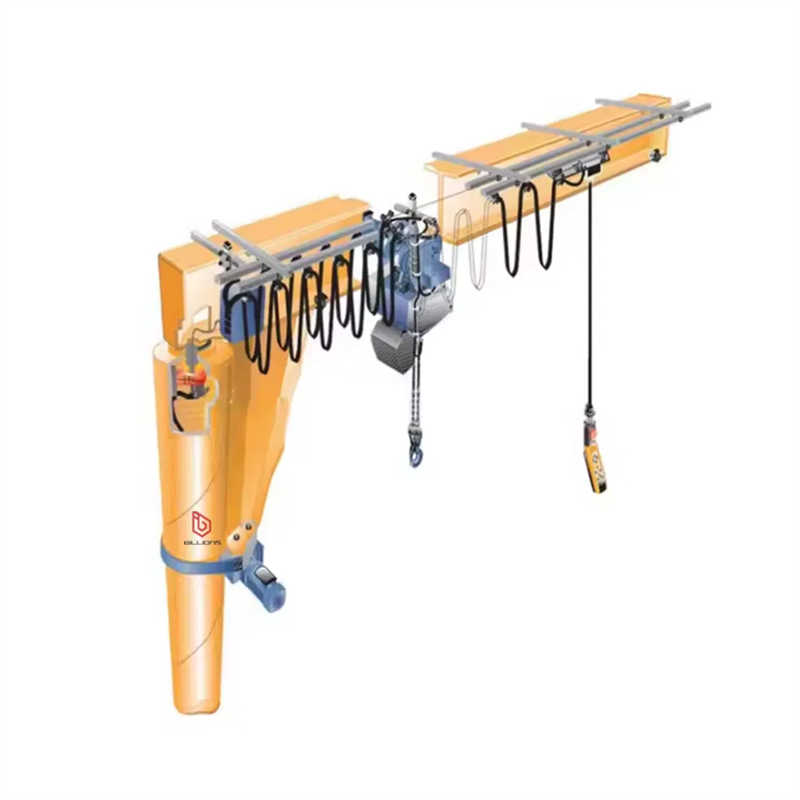 500kg Wall Mounted Fixed Column Jib Crane from China to Canada