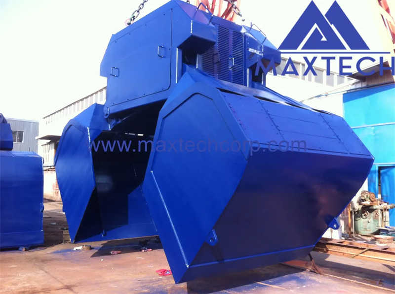 Leak-Proof Electrical Hydraulic Clamshell Grab, Ensures Clean Operations