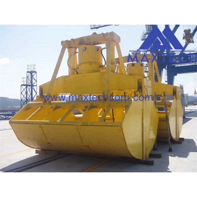 Efficient Electrical Hydraulic Clamshell Grab for Bulk Material Grabbing
