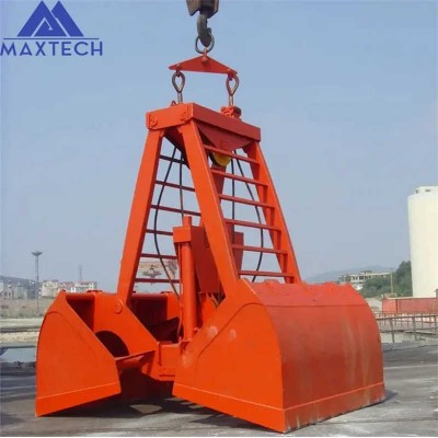 Rust-Resistant Electrical Hydraulic Clamshell Grab for Marine Ports