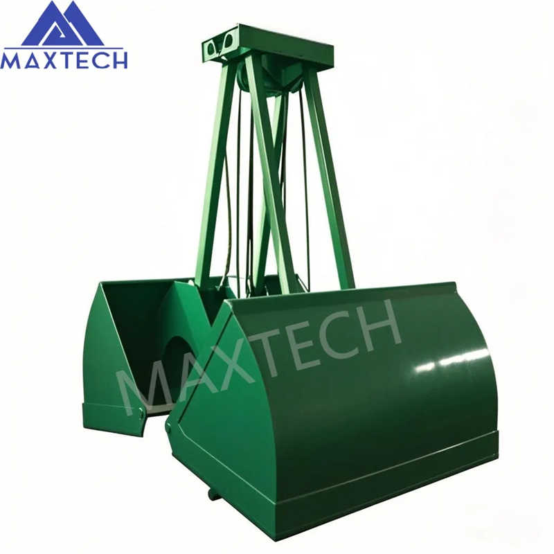 Long-Lasting Mechanical Grab for Mining and Scrap Handling