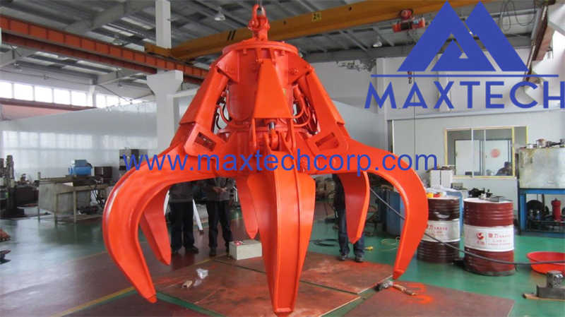 Heavy-Duty Hydraulic Grab for Efficient Bulk Material Handling