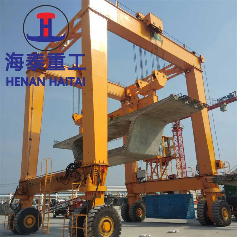 42t Rubber Tyred Crane Delivered to Vietnamese New Port Project