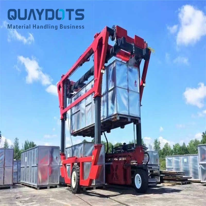 40t Rubber Tyre Straddle Carrier for African Container Yards