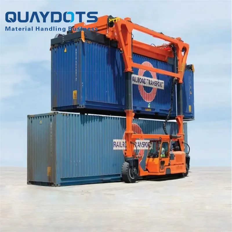 35t Straddle Carrier with Auto Spreader for Southeast Asian Terminals