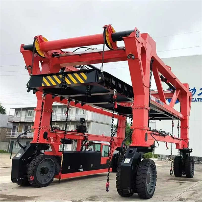 48t Straddle Carrier with Multicab for Saudi Arabian Industrial Zones