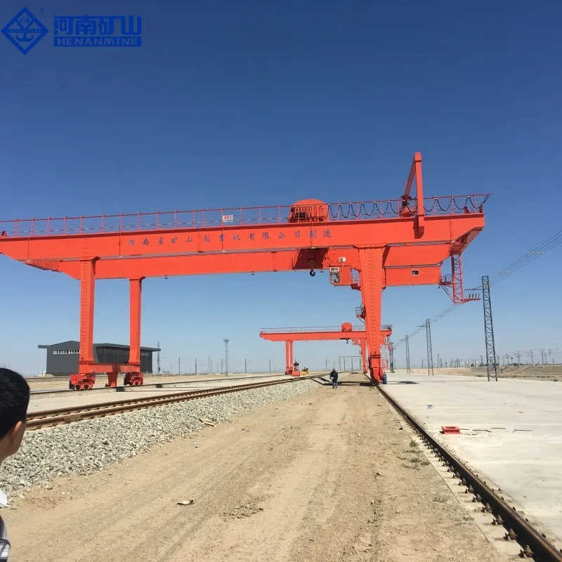 Railway Crane Rmg Model Double Beam Gantry Crane for Container Handling