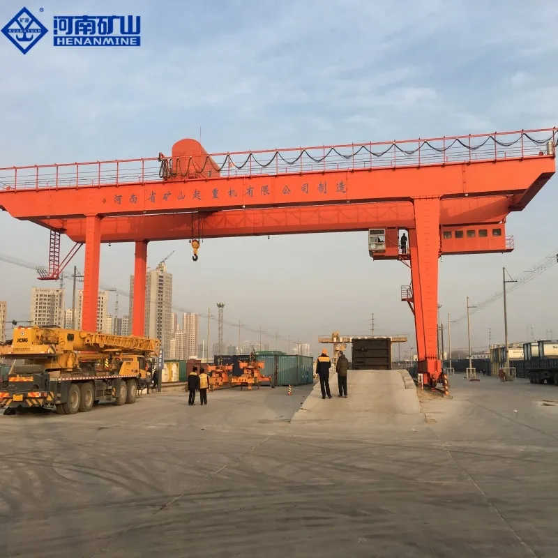 Railway Crane Rmg Model Double Beam Gantry Crane for Container Handling